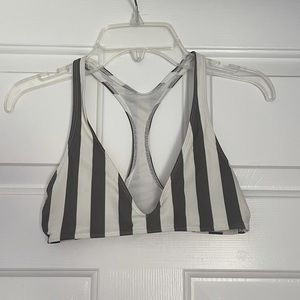 Aerie Striped Bikini Top